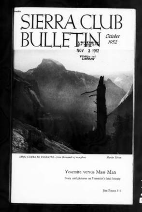Sierra Club Bulletin 1952 Vol 37 No 8 October thumbnail